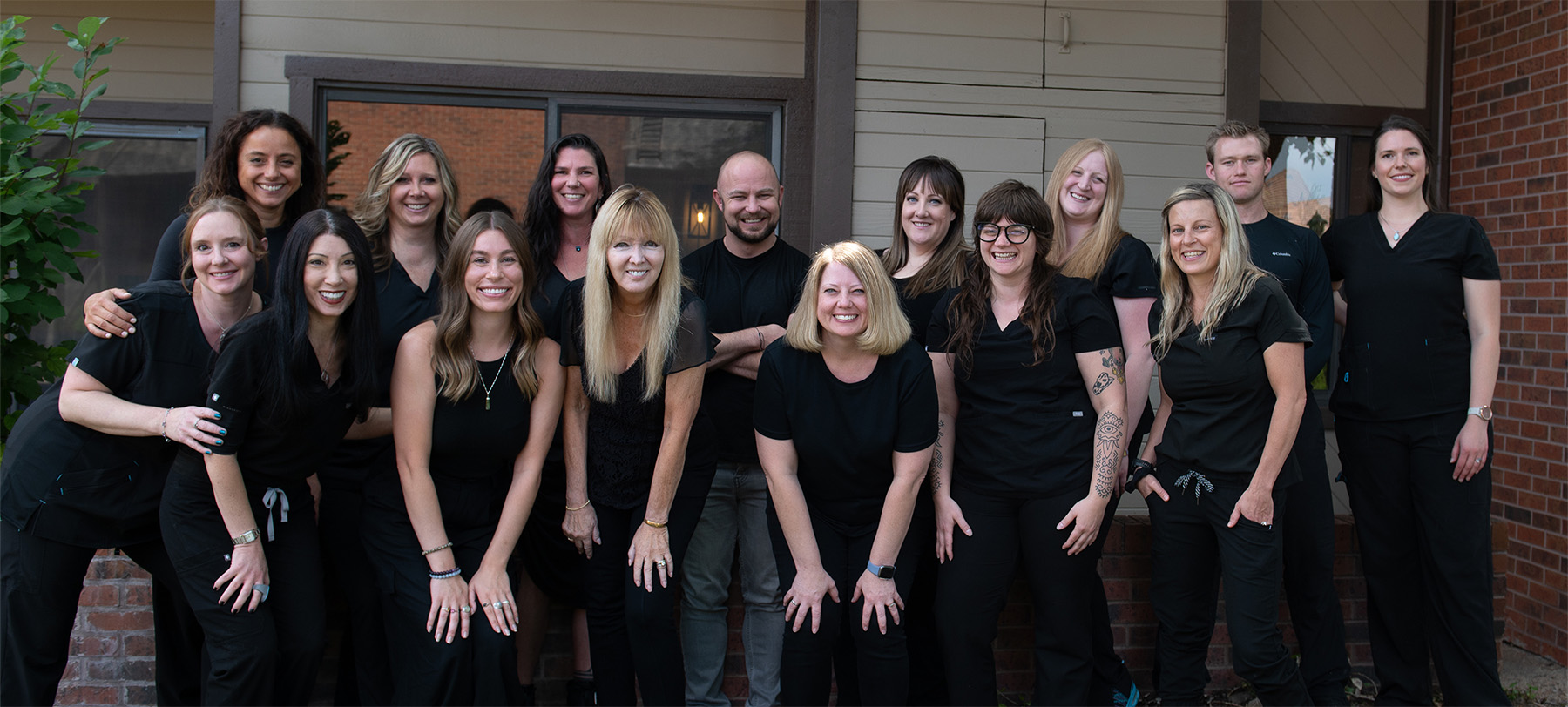 Group photo of the psychiatry, counseling, and IV infusion team at integrative mental health center Ballen Medical & Wellness in Denver, Colorado.